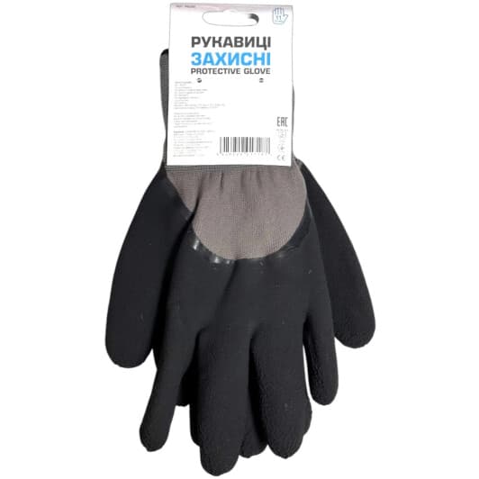 Рукавички робочі Goodview Protective Glove трикотажні чорні з сірим