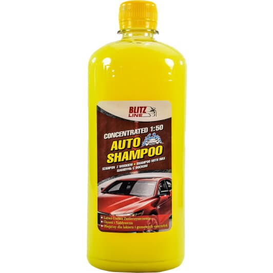 Автошампунь-полироль концентрат Blitz Line Auto-Wasch-Shampoo с воском (500 мл)