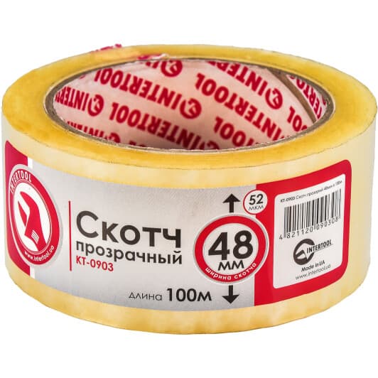 Скотч Intertool kt0903 48 мм x 100 м