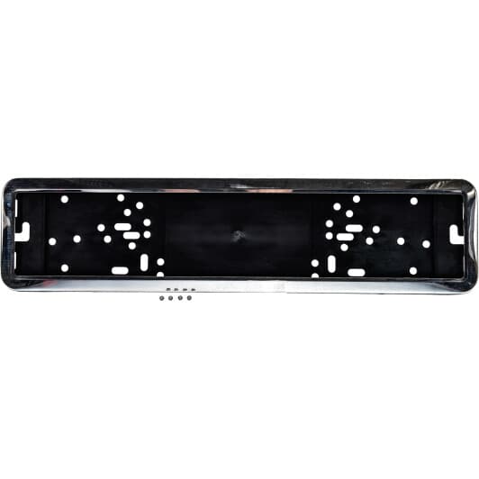 Рамка номерного знака Carlife NH400 цвет серебристый