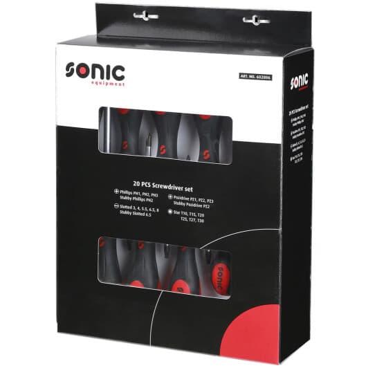 Набор отверток Sonic 602006 20 шт.