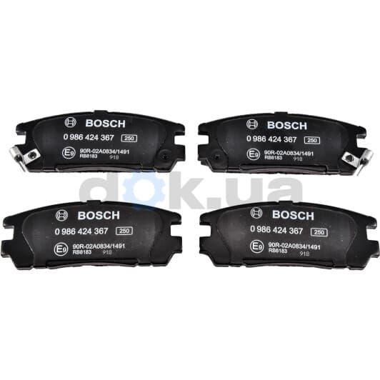 0 986 424 367 Bosch Тормозные колодки