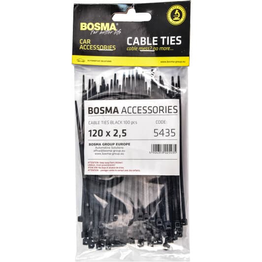 Стяжка Bosma 5435 120 мм 2,5 мм 100 шт