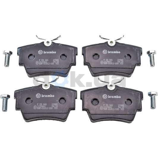 P 59 041 Brembo Гальмівні колодки