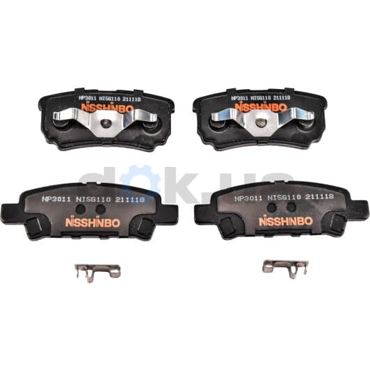 NP3011 Nisshinbo Гальмівні колодки