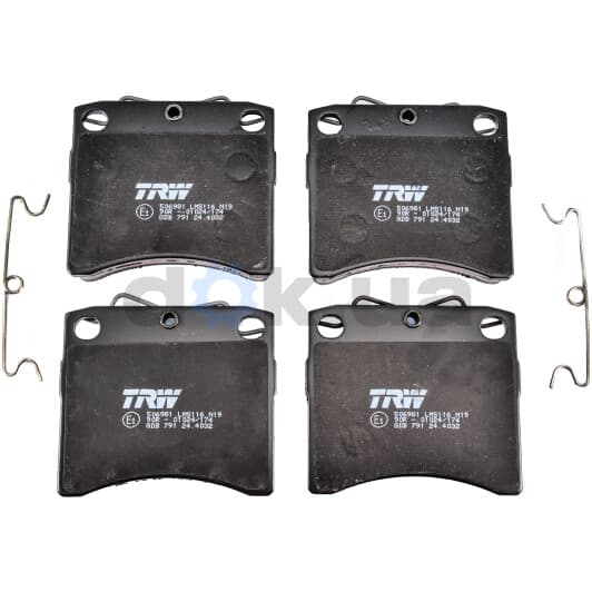 GDB791 TRW Тормозные колодки для Volkswagen Transporter