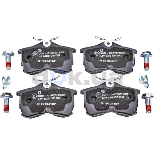 LP1626 Delphi Тормозные колодки для Honda Accord