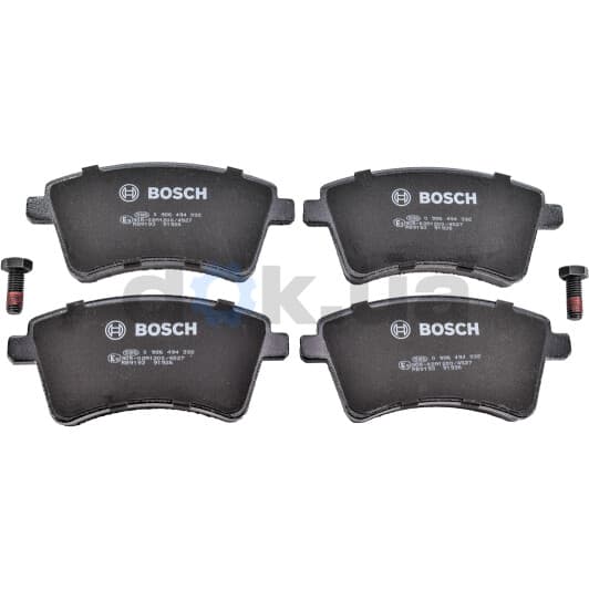 0 986 494 332 Bosch Тормозные колодки
