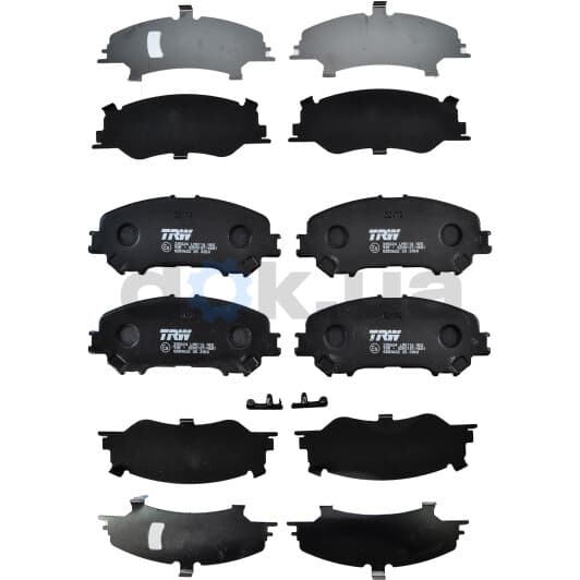 GDB3622 TRW Тормозные колодки