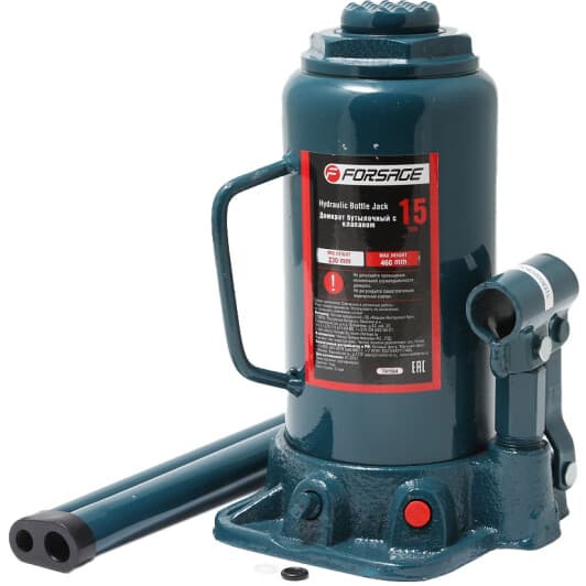 Домкрат Forsage бутылочный гидравлический 15 т F-T91504