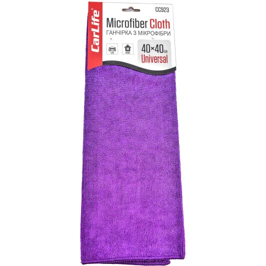 Серветка Carlife CC923 мікрофібра 40х40 см