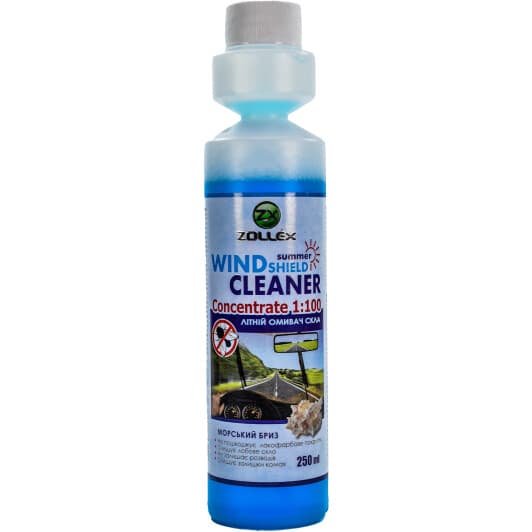 Концентрат омывателя Zollex Windshield Cleaner летний морской бриз (0,25 л)