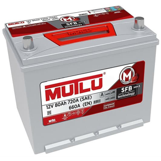 Аккумулятор Mutlu 6 CT-80-L S3 SMF95D26FR