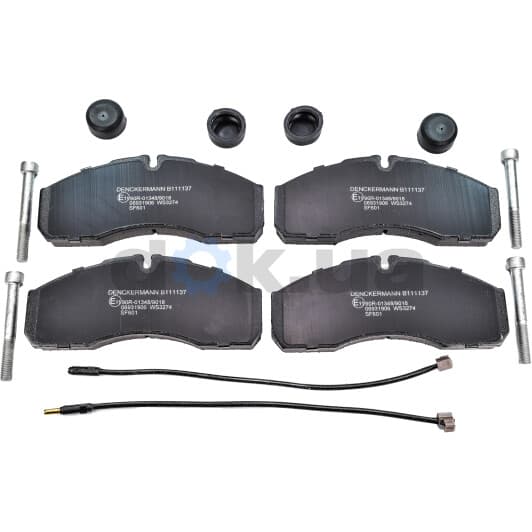 B111137 Denckermann Гальмівні колодки для Mercedes Sprinter