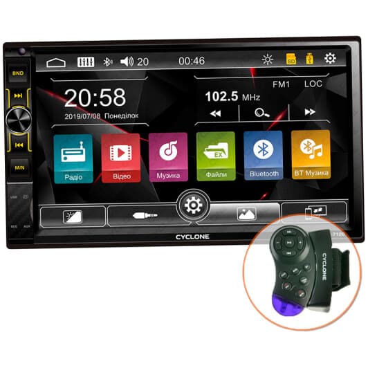 Cyclone MP-7120 WRC автомагнитола