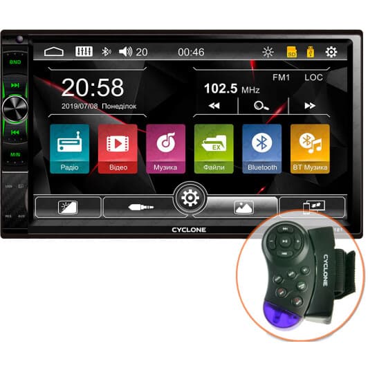 Cyclone MP-7121 WRC автомагнитола