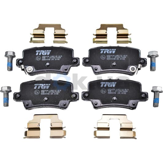 GDB3408 TRW Тормозные колодки для Honda Civic