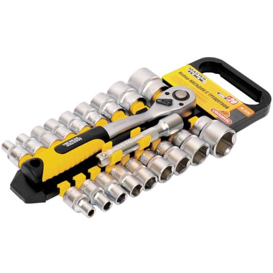 Набор торцевых головок и комплектующих MasterTool 78-1220 1/2" (20 пр.)