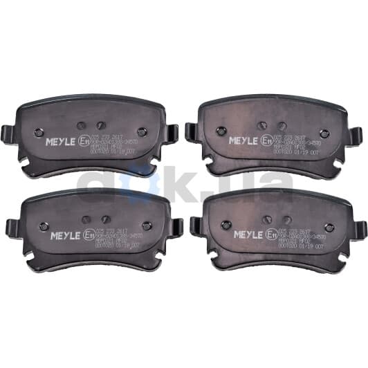025 233 2617 Meyle Тормозные колодки