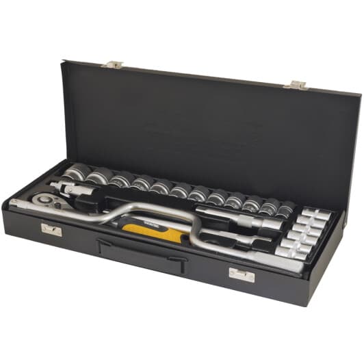 Набор торцевых головок и комплектующих MasterTool 78-4125 1/2" (24 пр.)