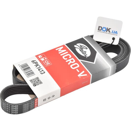 6PK1413 Gates Поліклиновий ремінь