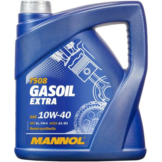 Mannol Gasoil Extra 10W-40 (4 л) моторное масло