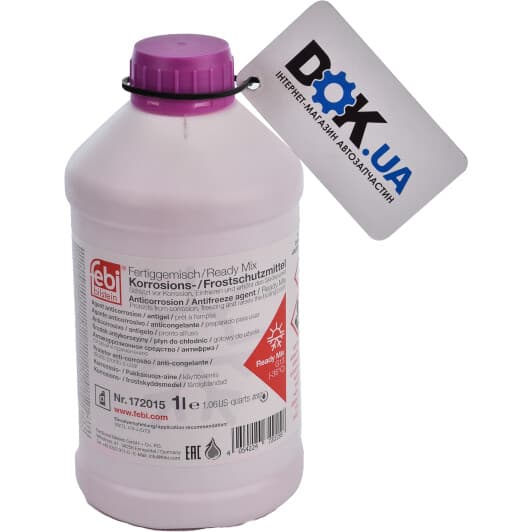 Febi G13 фиолетовый -35 °C готовый антифриз