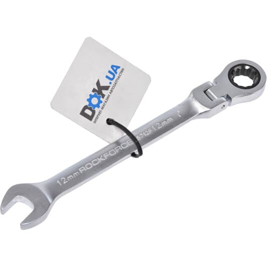 Ключ комбинированный трещоточный Forsage F-75712F I-образный 12 мм с шарниром