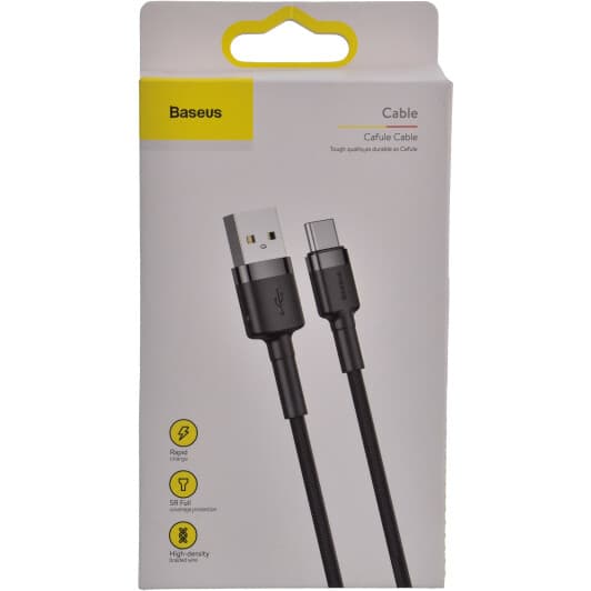 Кабель Baseus Cafule CATKLF-CG1 USB - USB type-C 2 м