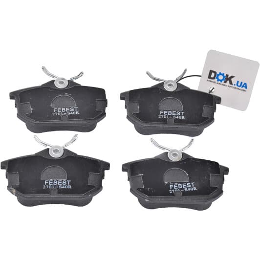 2701S40R Febest Тормозные колодки
