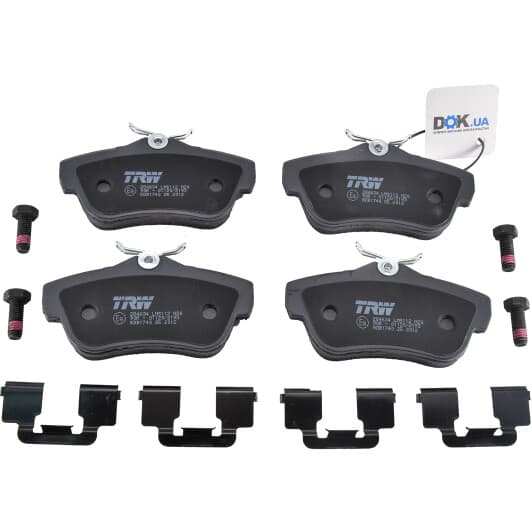 GDB1740 TRW Гальмівні колодки