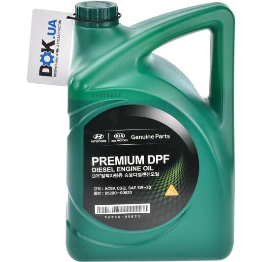 Hyundai Premium DPF 5W-30 (6 л) моторное масло