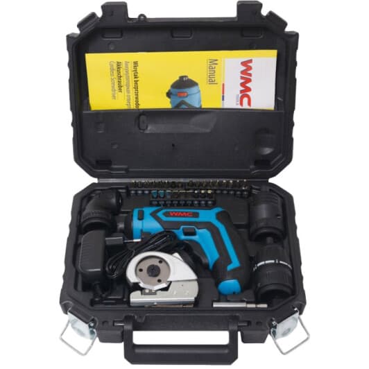 Електровикрутка WMC Tools 1036 (ЗП + бити + чохол)