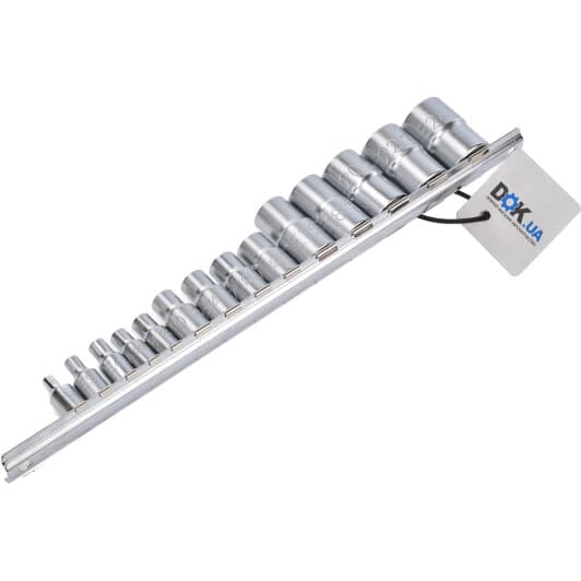 Набор торцевых головок Toptul GAAR1402 1/2", 3/8", 1/4" (14 пр.)