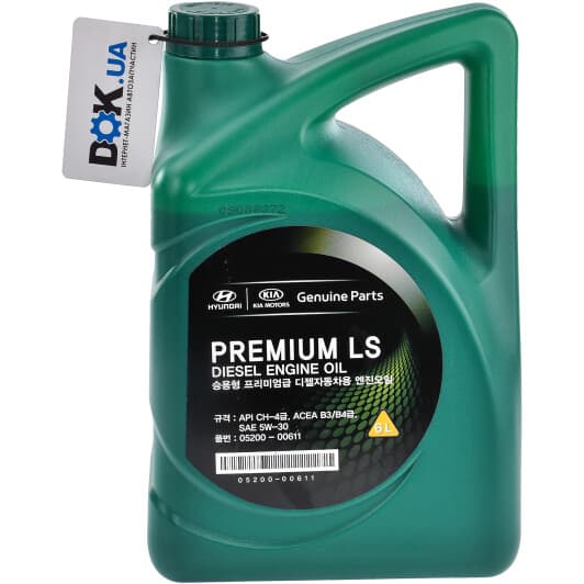 Hyundai Premium LS Diesel 5W-30 (6 л) моторна олива