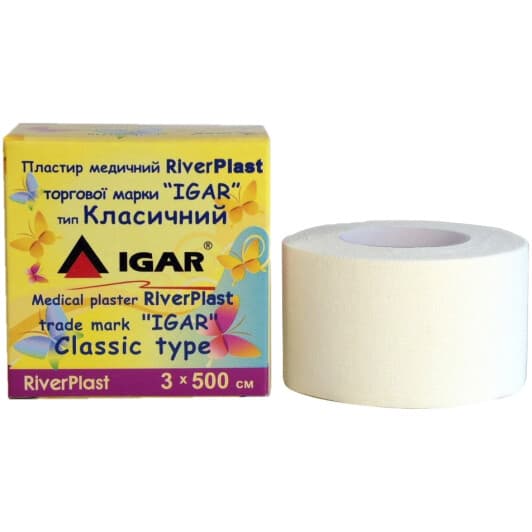 Пластырь тканевый в рулоне Ігар RiverPlast НФ-00000623