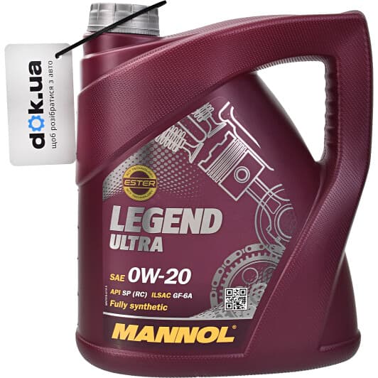 Mannol Legend Ultra 0W-20 (4 л) моторное масло
