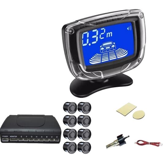 Парктронік Idial D-069-8 з чорними датчиками 8 шт.