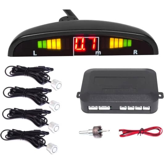 Парктронік Baxster PS-418-08 з білими датчиками 4 шт.