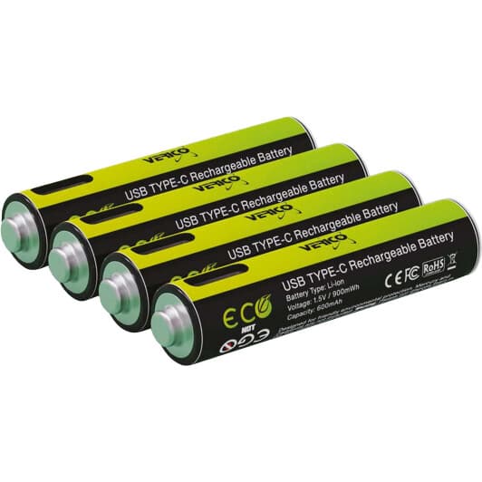 Акумуляторна батарейка Verico Loop Energy 1UDBT-A1WEAC-NN 600 mAh 4 шт