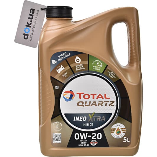 Total Quartz Ineo Xtra HKR C5 0W-20 (5 л) моторна олива