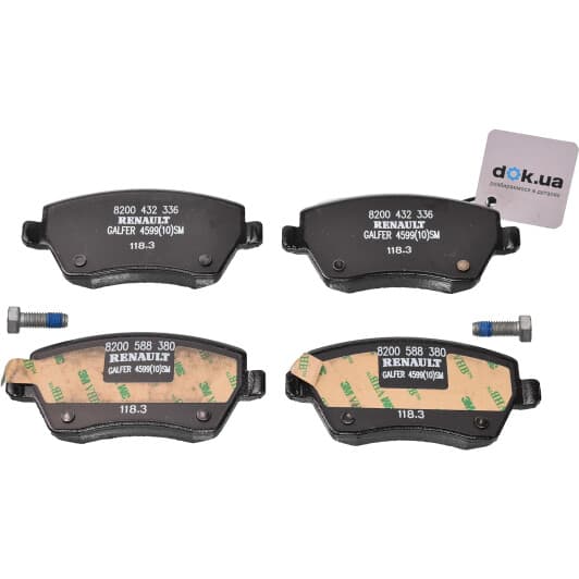 410604775R Renault / Dacia Тормозные колодки