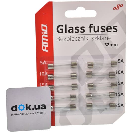 Набор предохранителей Amio 02215 FGL3 10 шт.