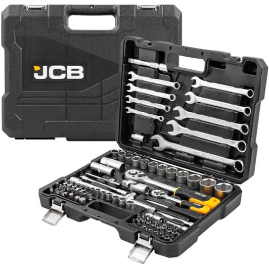 Набор инструментов JCB JCB-4821-5 1/2", 1/4" 82 шт.