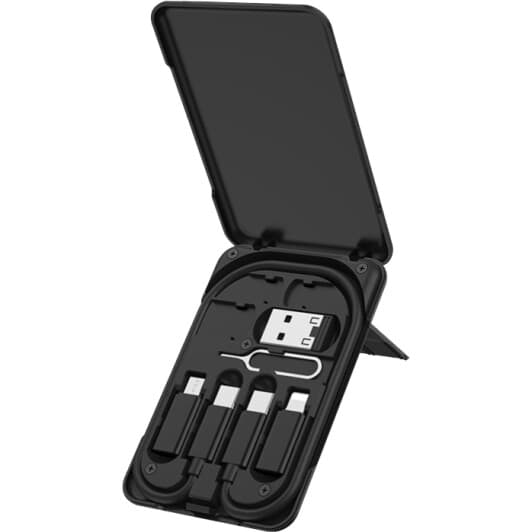 Кабель 4 в 1 Hoco USB - Apple Lightning - type-C - type-C - Micro USB U86 6931474724311 0,28 м