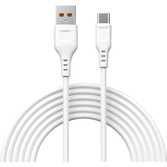 Кабель Denmen D23T DM-D23T-WH USB - type-C 2 м
