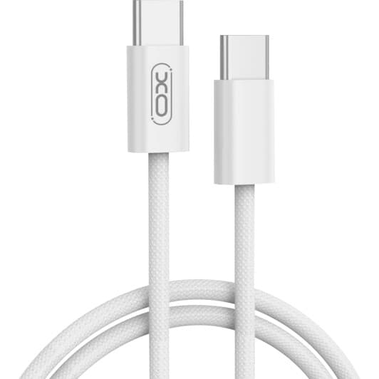 Кабель XO NB-Q259 XO-NB-Q259-WH type-C - type-C 1 м