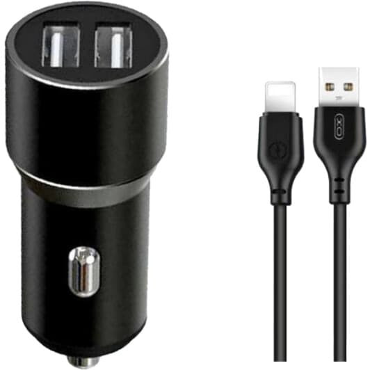 USB зарядка в авто XO TZ09 XO-TZ09L-BK
