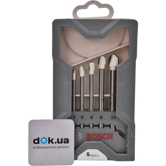 Набор сверл Bosch перьевых по плитке 2608587169 4-10 мм 5 шт.