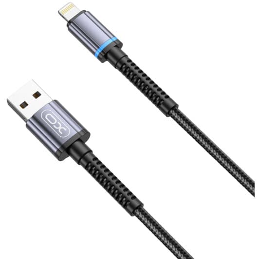 Кабель XO NB215 NB215-L-1-BK USB - Apple Lightning 1 м
